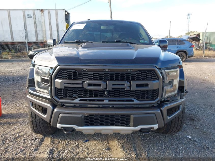 2017 Ford F-150 Raptor VIN: 1FTFW1RG2HFA62930 Lot: 43361375