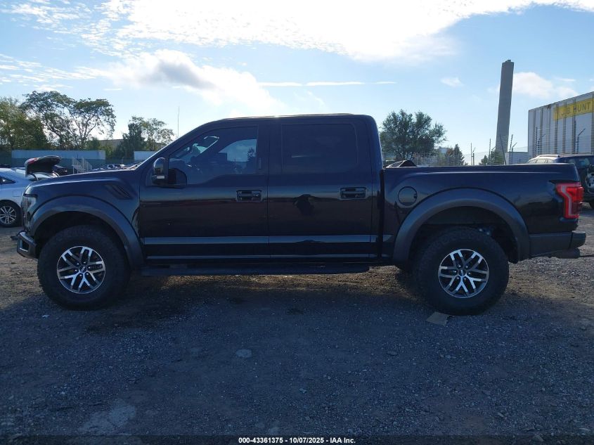 2017 Ford F-150 Raptor VIN: 1FTFW1RG2HFA62930 Lot: 43361375
