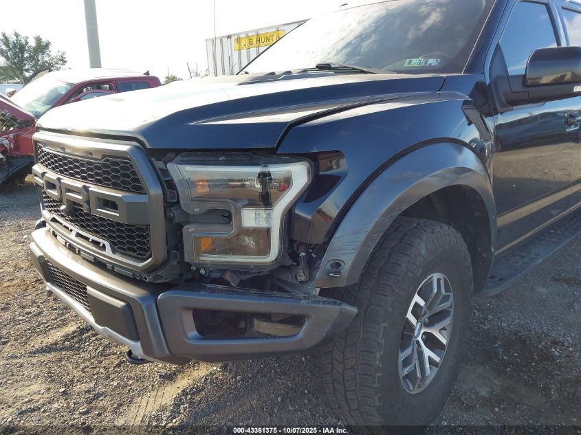 2017 Ford F-150 Raptor VIN: 1FTFW1RG2HFA62930 Lot: 43361375