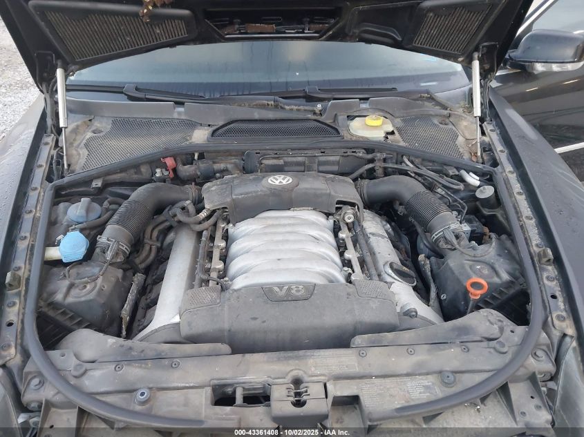 2004 Volkswagen Phaeton V8 VIN: WVWAF63D048009907 Lot: 43361408