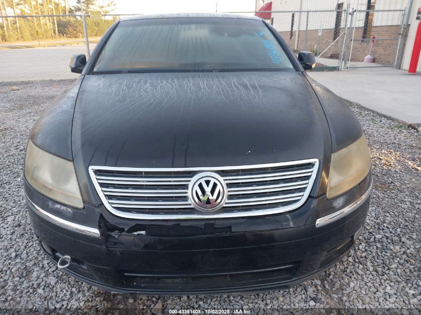 2004 Volkswagen Phaeton V8 VIN: WVWAF63D048009907 Lot: 43361408