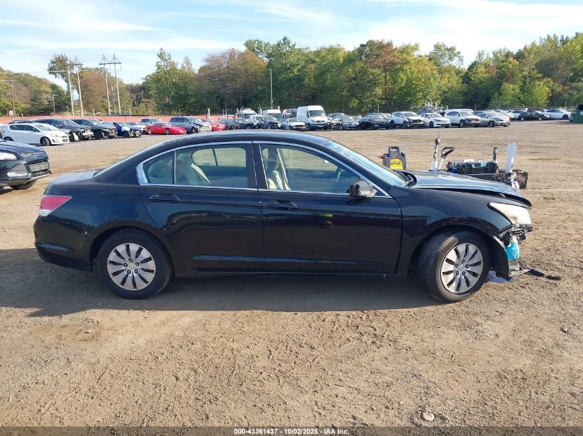 2010 Honda Accord 2.4 Lx VIN: 1HGCP2F33AA004563 Lot: 43361437