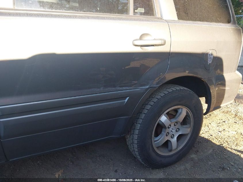 2007 Honda Pilot Ex-L VIN: 2HKYF18567H518599 Lot: 43361456