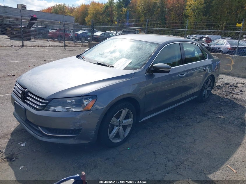 2014 VOLKSWAGEN PASSAT 2.5L SE 1VWBP7A31EC002610