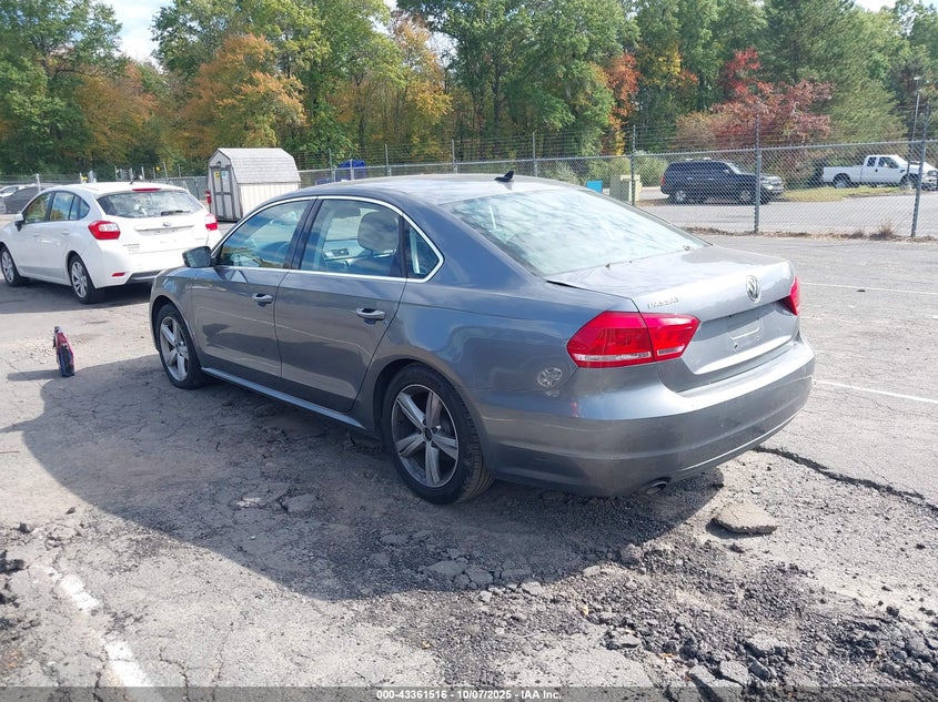2014 VOLKSWAGEN PASSAT 2.5L SE 1VWBP7A31EC002610