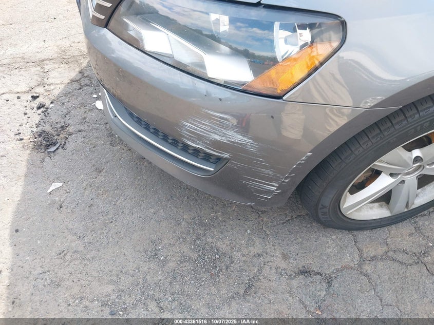 2014 VOLKSWAGEN PASSAT 2.5L SE 1VWBP7A31EC002610