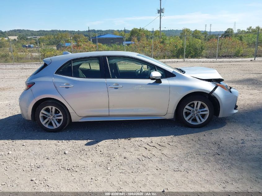 2022 Toyota Corolla Se VIN: JTNB4MBE8N3178334 Lot: 43361551