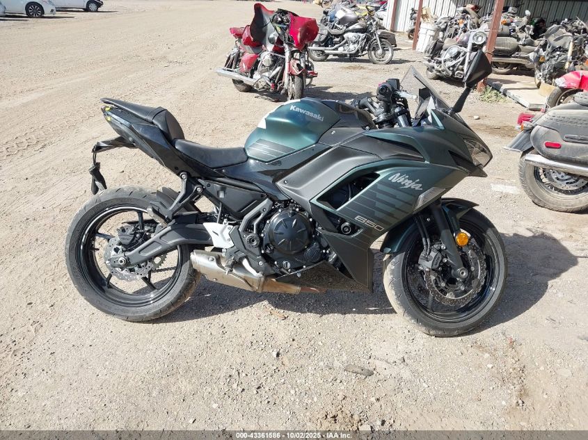 2025 Kawasaki Ex650 P VIN: ML5EXEP15SDAG6299 Lot: 43361586