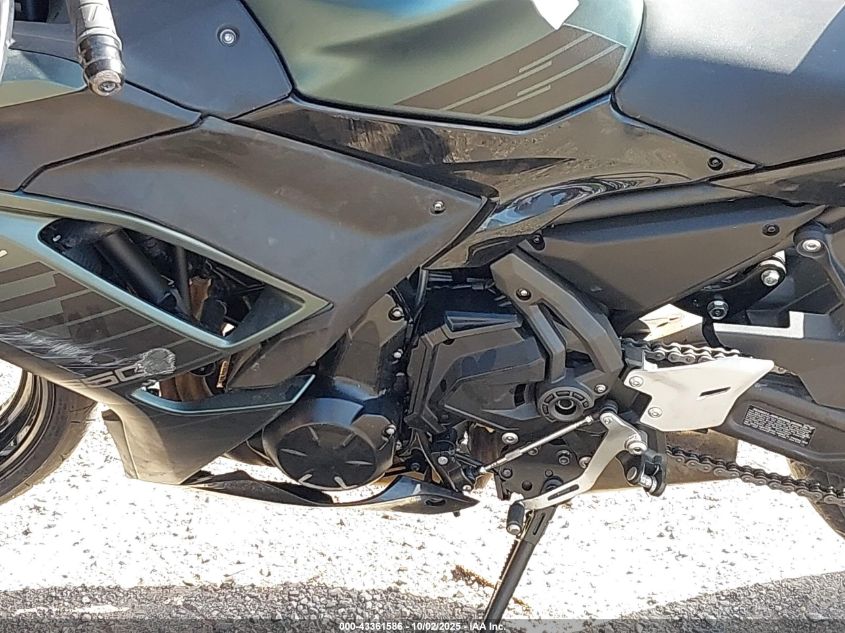 2025 Kawasaki Ex650 P VIN: ML5EXEP15SDAG6299 Lot: 43361586