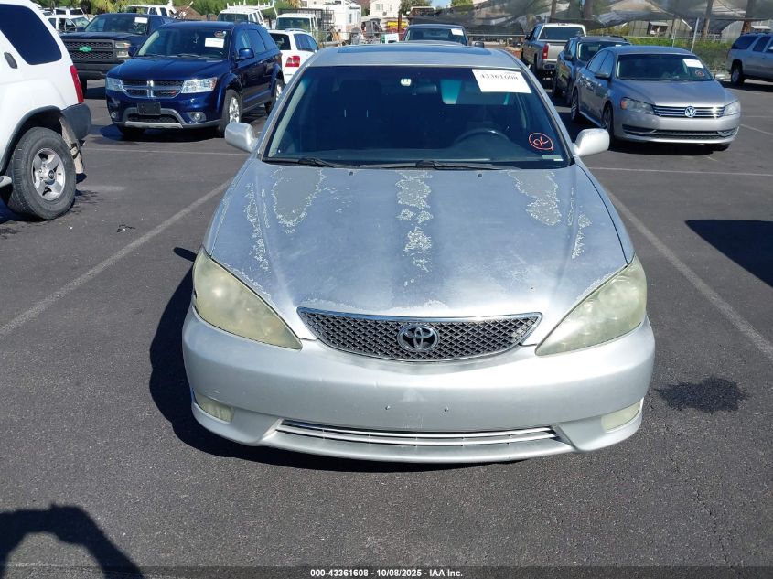 2005 Toyota Camry Se VIN: 4T1BE32KX5U569590 Lot: 43361608