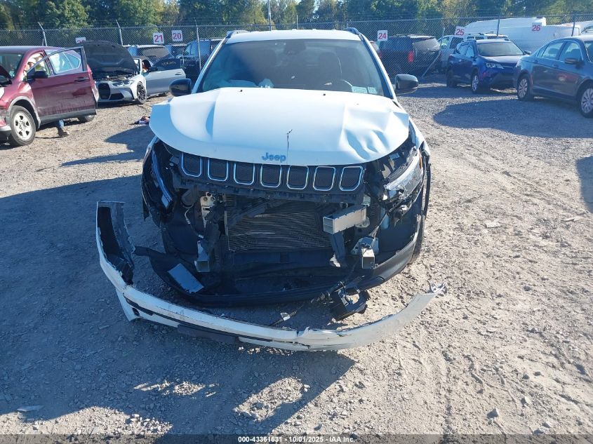 2022 Jeep Compass Latitude 4X4 VIN: 3C4NJDBB3NT176785 Lot: 43361631