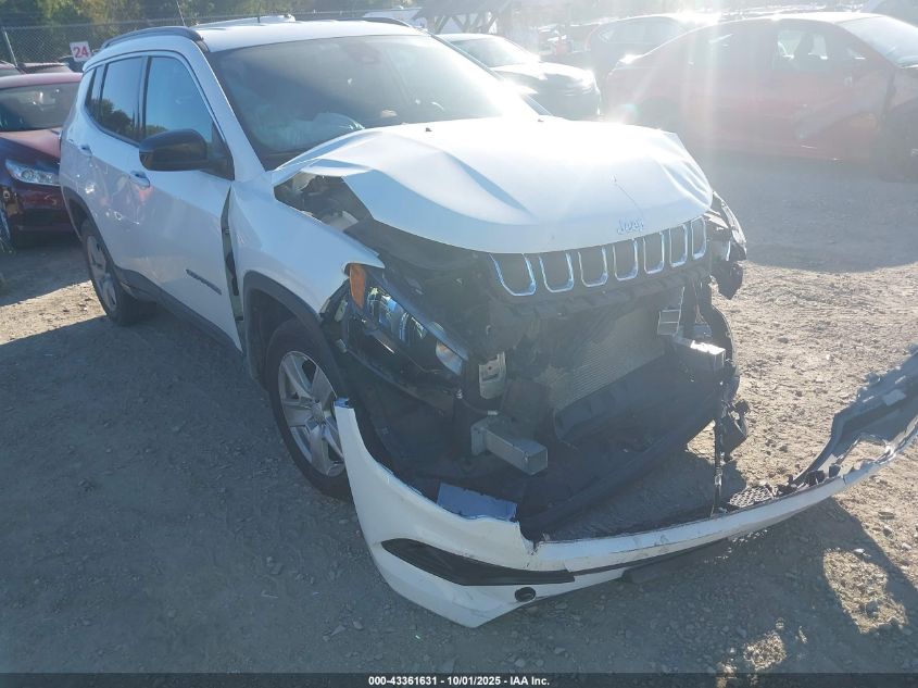 2022 Jeep Compass Latitude 4X4 VIN: 3C4NJDBB3NT176785 Lot: 43361631