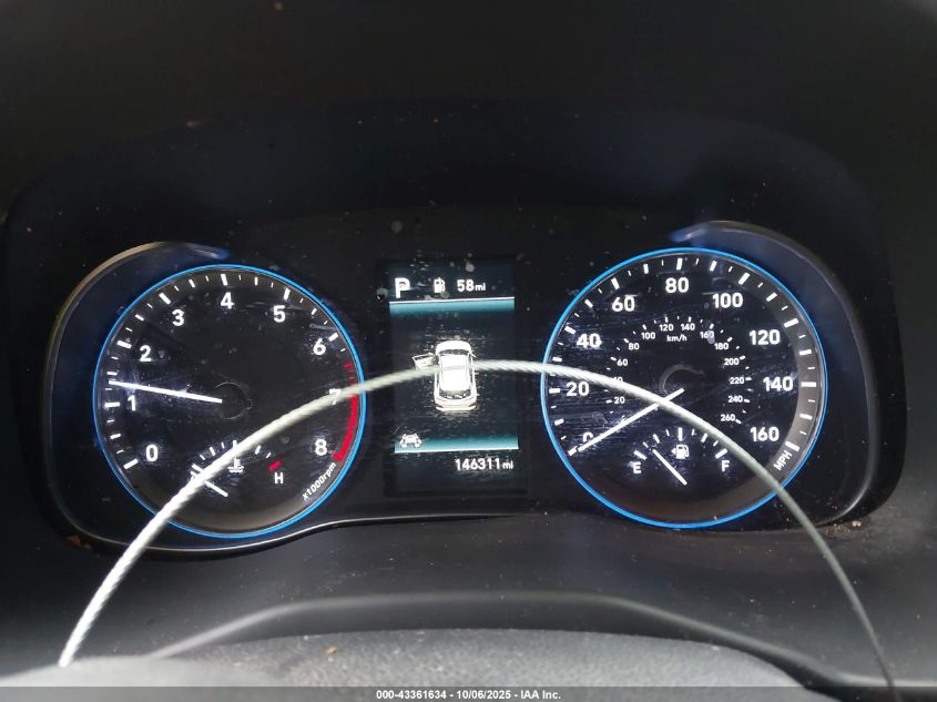 2021 Hyundai Kona Se VIN: KM8K12AA7MU687321 Lot: 43361634