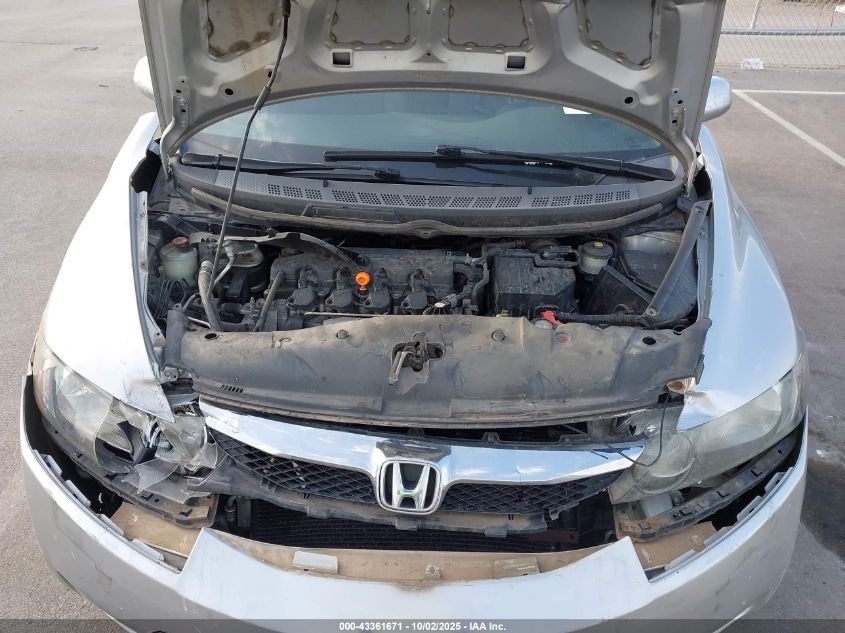 2009 Honda Civic Lx VIN: 19XFA16579E048003 Lot: 43361671