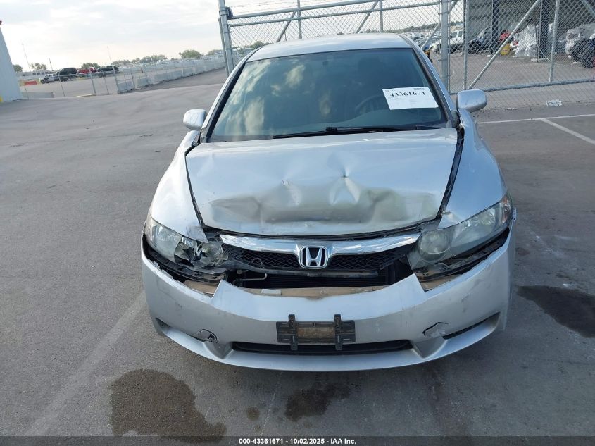 2009 Honda Civic Lx VIN: 19XFA16579E048003 Lot: 43361671