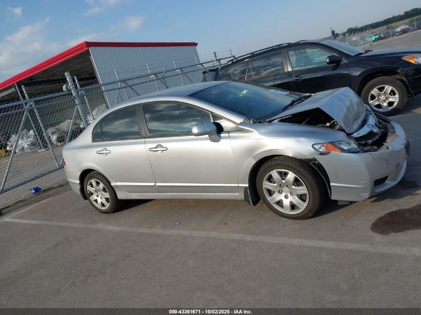 2009 Honda Civic Lx VIN: 19XFA16579E048003 Lot: 43361671