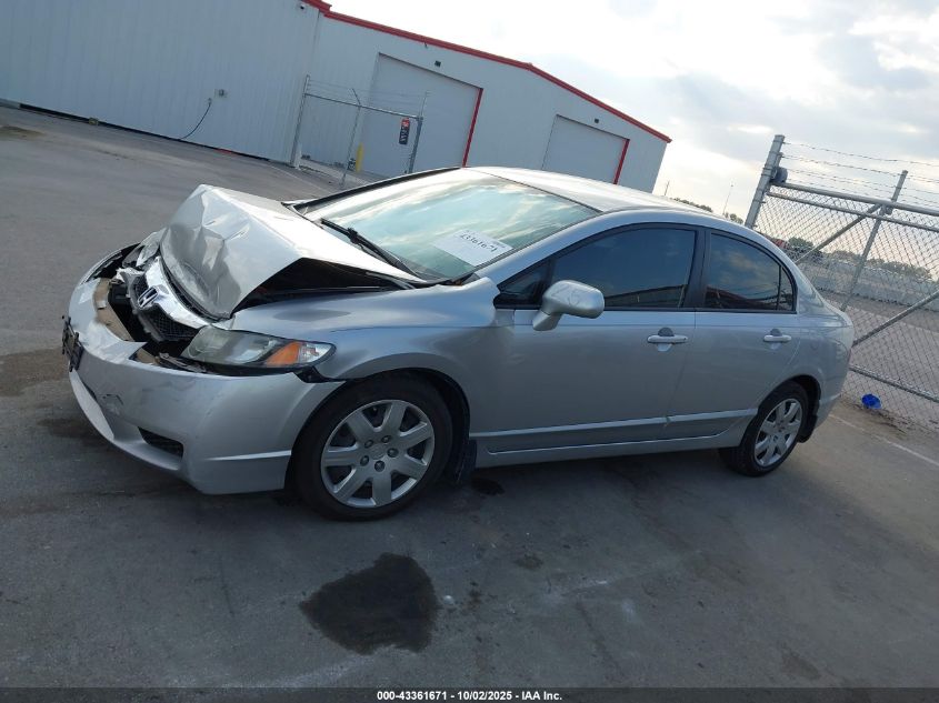 2009 Honda Civic Lx VIN: 19XFA16579E048003 Lot: 43361671