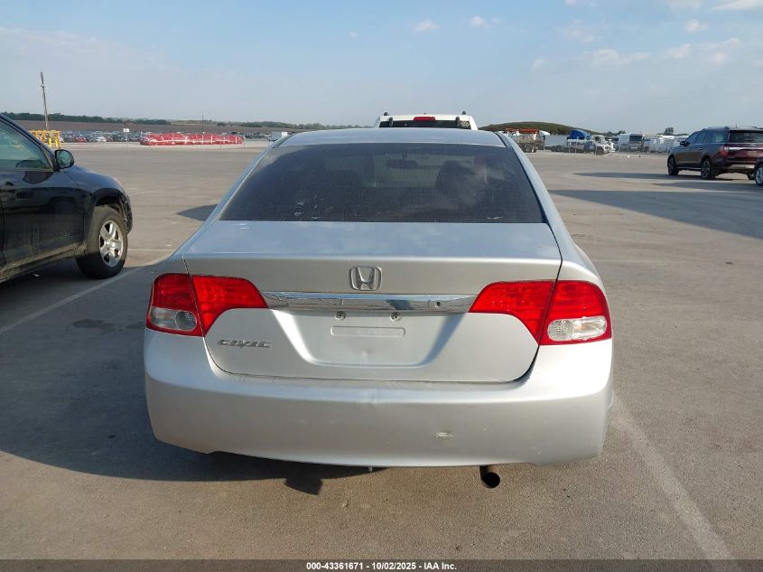 2009 Honda Civic Lx VIN: 19XFA16579E048003 Lot: 43361671