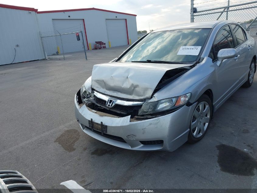 2009 Honda Civic Lx VIN: 19XFA16579E048003 Lot: 43361671