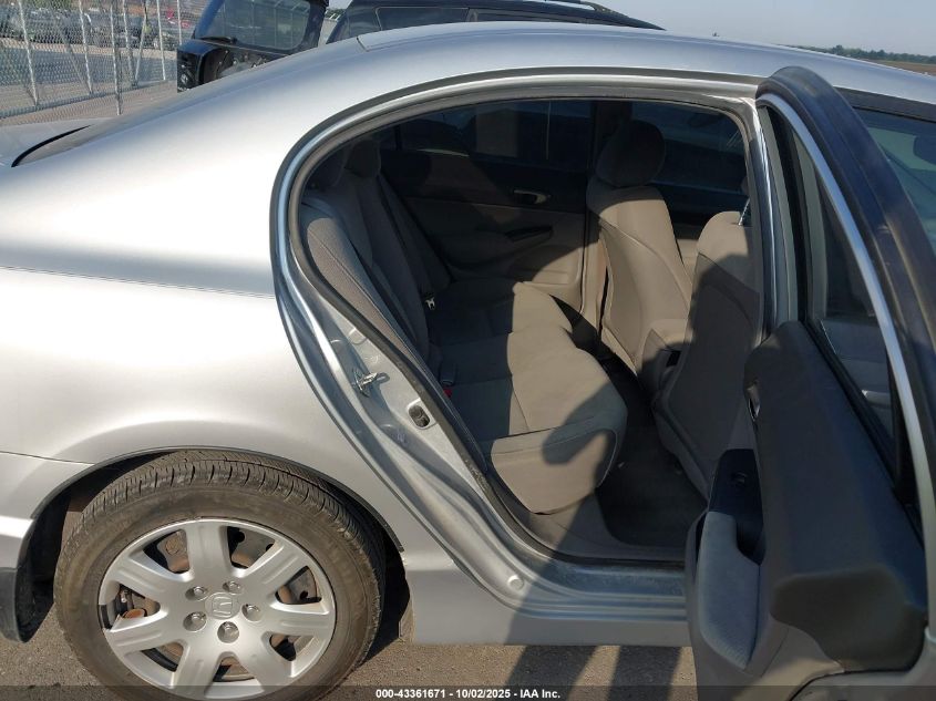 2009 Honda Civic Lx VIN: 19XFA16579E048003 Lot: 43361671