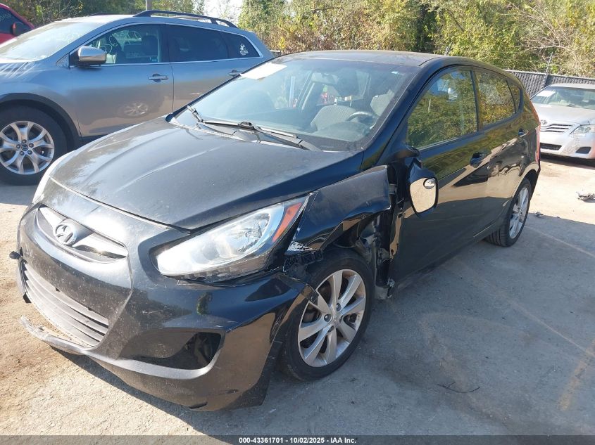 2012 Hyundai Accent Se VIN: KMHCU5AE2CU018033 Lot: 43361701