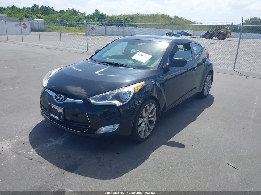 2013 HYUNDAI VELOSTER BASE W/GRAY - KMHTC6AD9DU119443