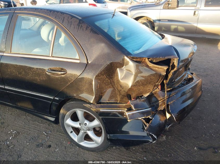 2006 Mercedes-Benz C 230 Sport VIN: WDBRF52H26F781243 Lot: 43361750