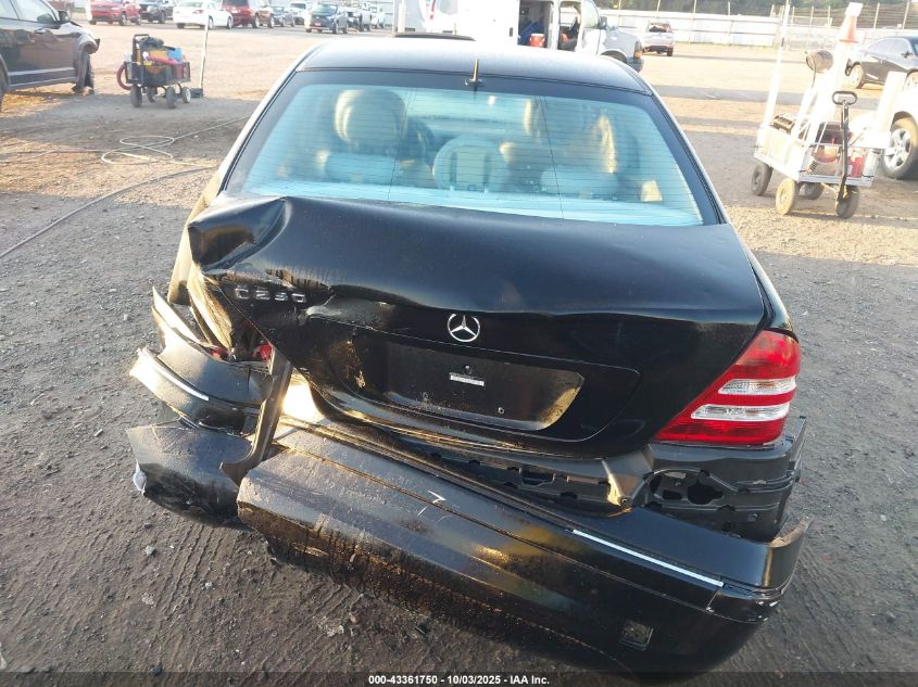 2006 Mercedes-Benz C 230 Sport VIN: WDBRF52H26F781243 Lot: 43361750