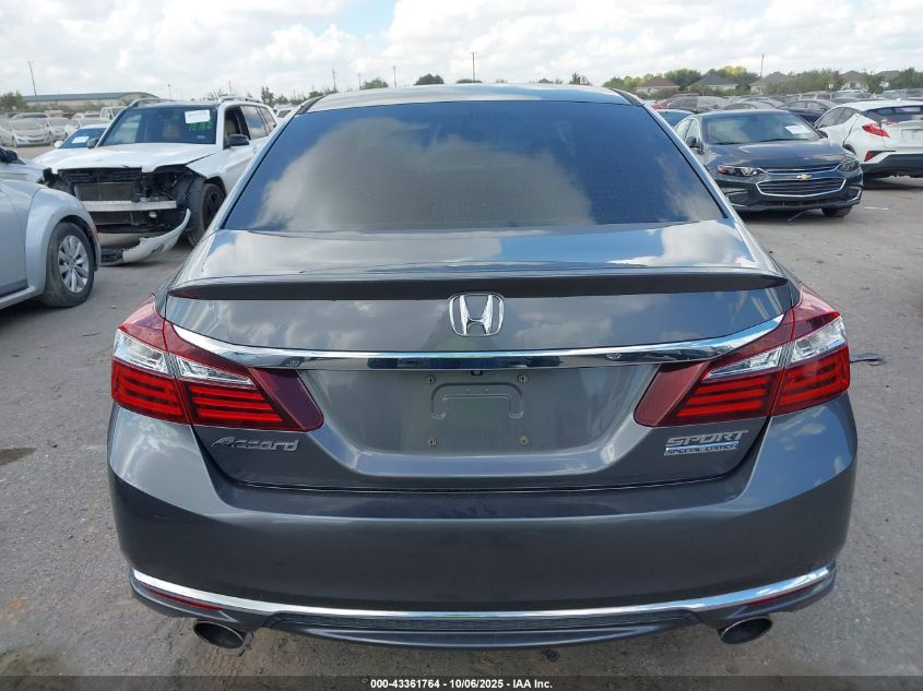 2017 Honda Accord Sport Se VIN: 1HGCR2F17HA203974 Lot: 43361764