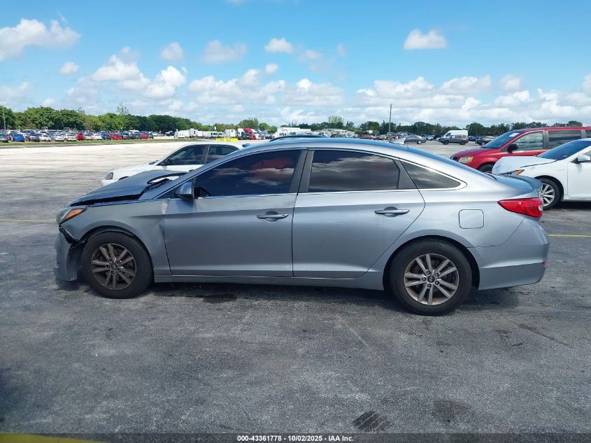 2017 Hyundai Sonata VIN: 5NPE24AFXHH566871 Lot: 43361778