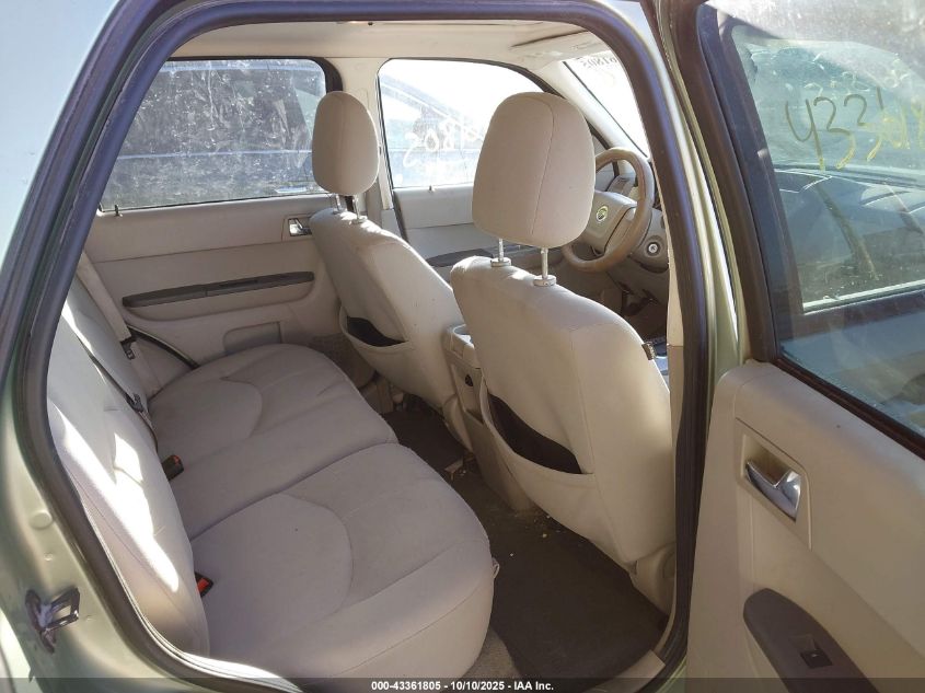 2008 Mercury Mariner I4 VIN: 4M2CU91Z28KJ30312 Lot: 43361805