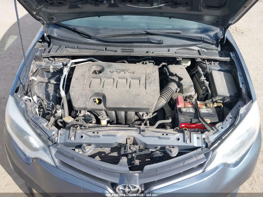 2016 Toyota Corolla Le Premium VIN: 2T1BURHE5GC684903 Lot: 43361813