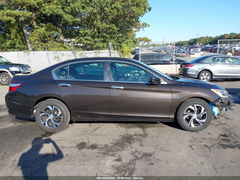 2017 Honda Accord Lx VIN: 1HGCR2F33HA213015 Lot: 43361826
