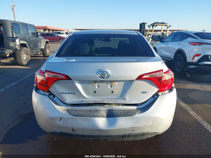 2017 TOYOTA COROLLA LE 2T1BURHEXHC868445
