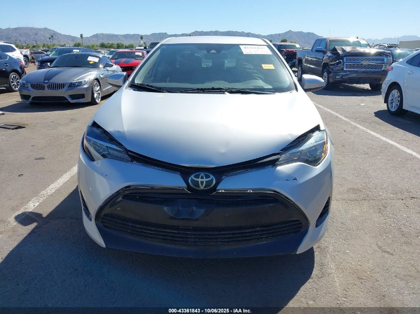 2017 Toyota Corolla Le VIN: 2T1BURHEXHC868445 Lot: 43361843