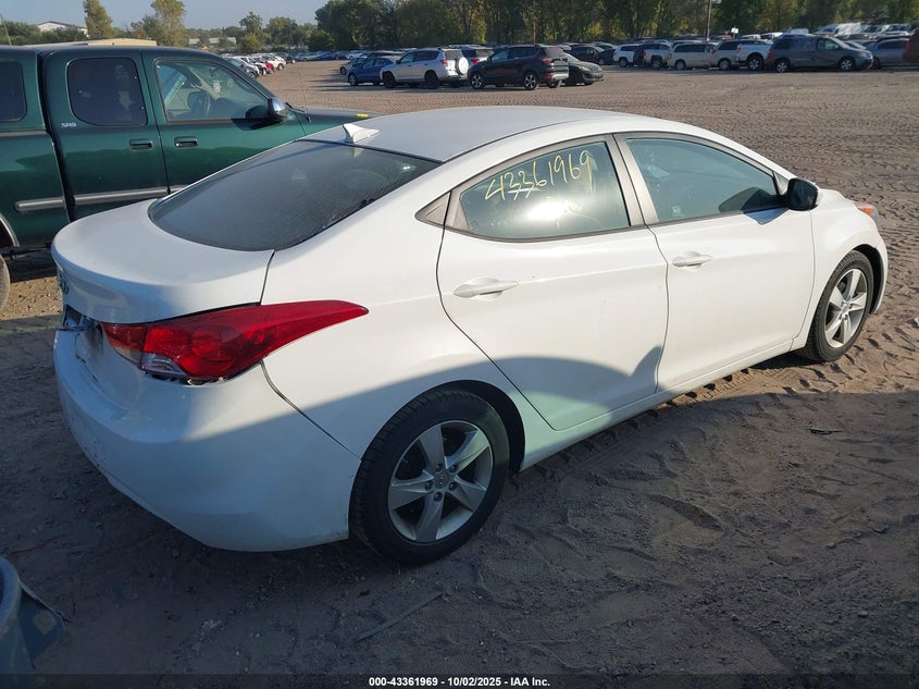 2013 HYUNDAI ELANTRA GLS - 5NPDH4AE0DH346652