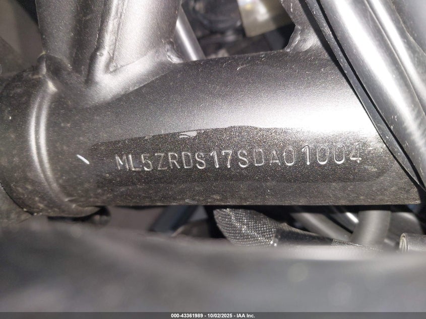 2025 Kawasaki Zr900 S VIN: ML5ZRDS17SDA01004 Lot: 43361989