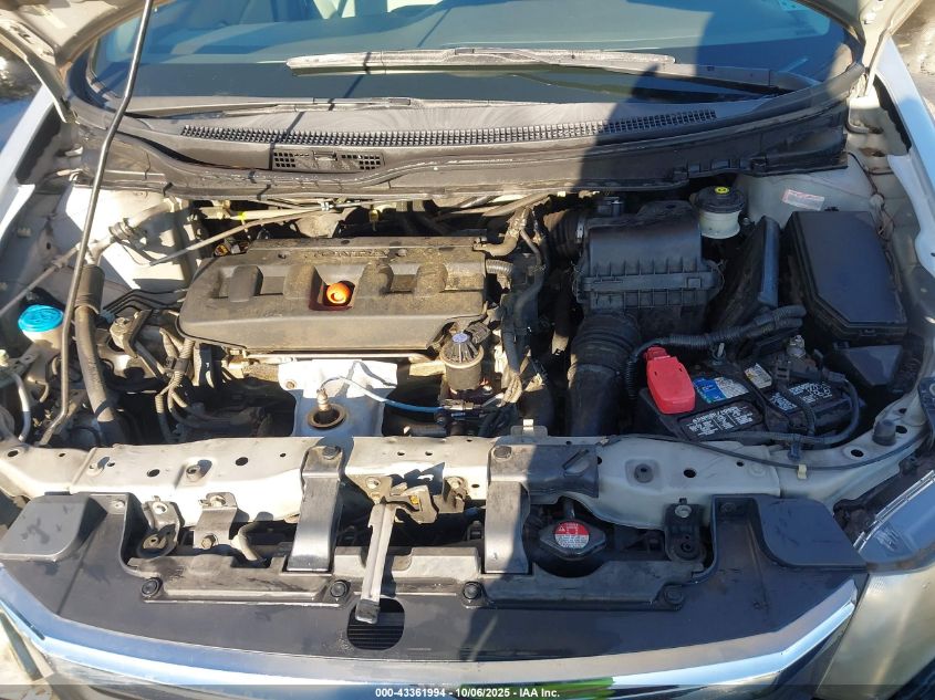 2012 Honda Civic Lx VIN: 2HGFB2F50CH564588 Lot: 43361994