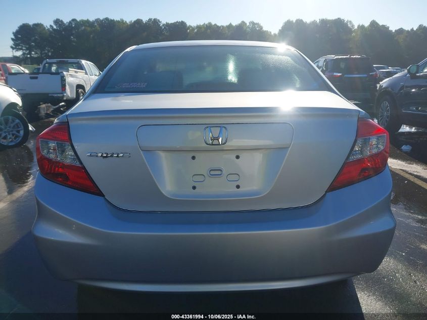 2012 Honda Civic Lx VIN: 2HGFB2F50CH564588 Lot: 43361994