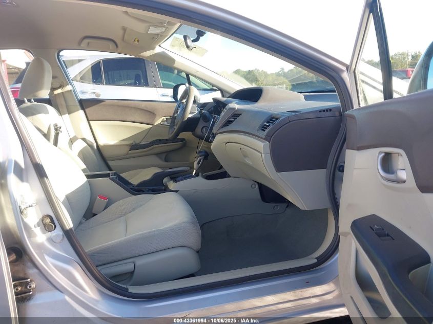 2012 Honda Civic Lx VIN: 2HGFB2F50CH564588 Lot: 43361994