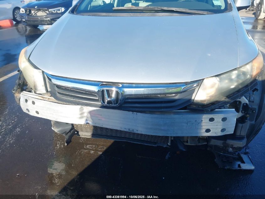 2012 Honda Civic Lx VIN: 2HGFB2F50CH564588 Lot: 43361994