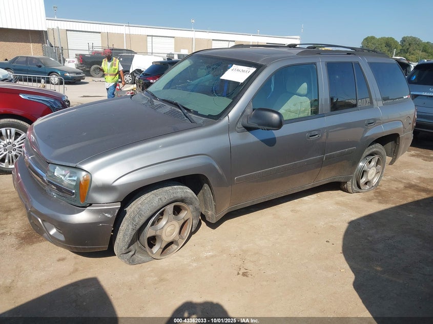 2007 Chevrolet Trailblazer Ls grey other gasoline 1GNDT13S772237943 photo #3