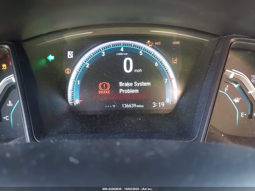 2019 HONDA CIVIC LX 2HGFC2F62KH566332