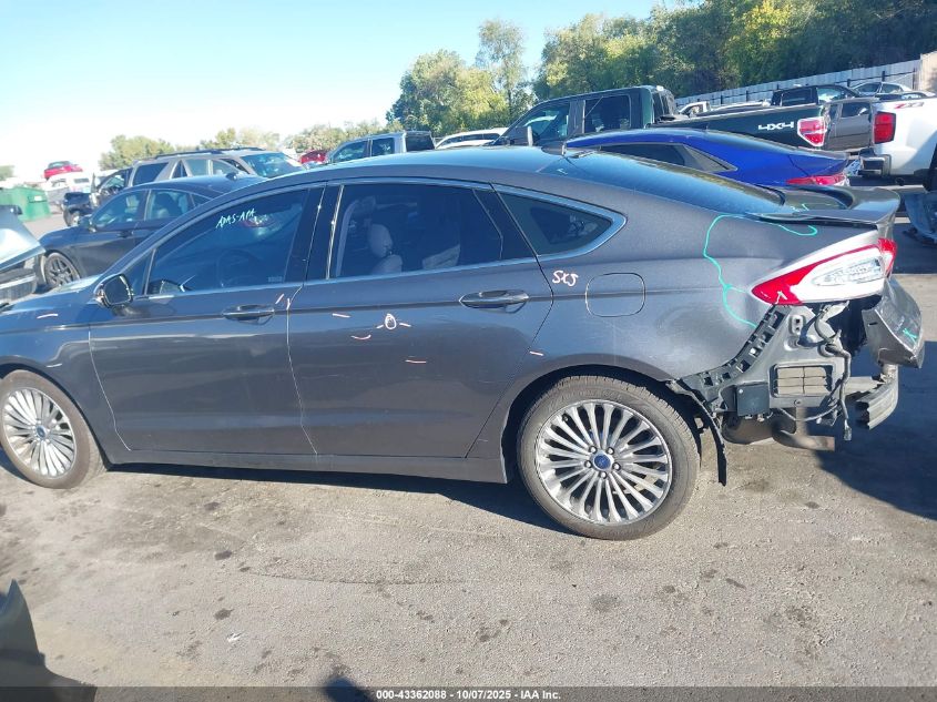 2014 Ford Fusion Titanium VIN: 3FA6P0D98ER317584 Lot: 43362088