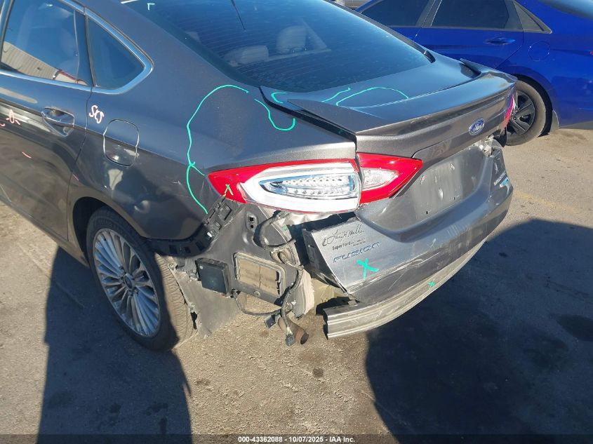 2014 Ford Fusion Titanium VIN: 3FA6P0D98ER317584 Lot: 43362088