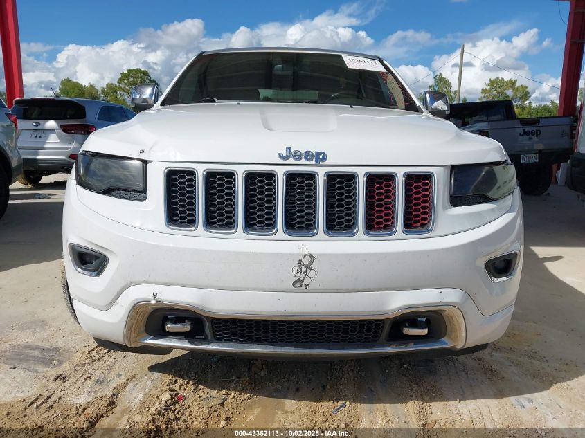2014 Jeep Grand Cherokee Overland VIN: 1C4RJECT2EC329957 Lot: 43362113