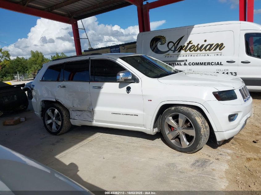 2014 Jeep Grand Cherokee Overland VIN: 1C4RJECT2EC329957 Lot: 43362113