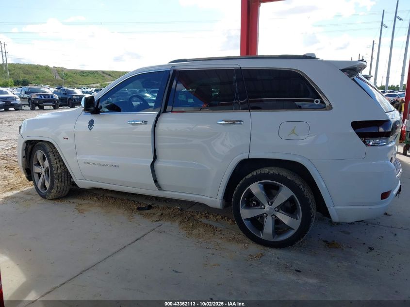 2014 Jeep Grand Cherokee Overland VIN: 1C4RJECT2EC329957 Lot: 43362113