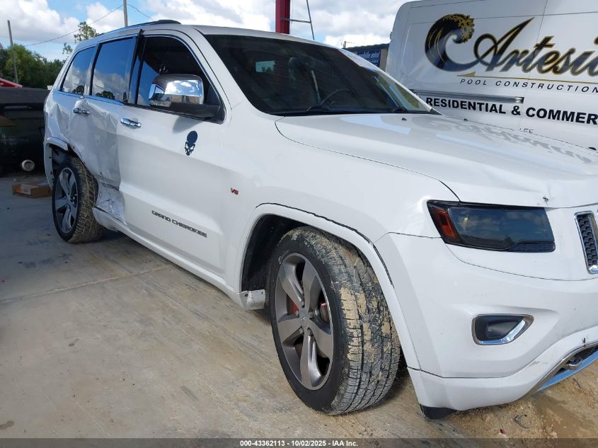 2014 Jeep Grand Cherokee Overland VIN: 1C4RJECT2EC329957 Lot: 43362113