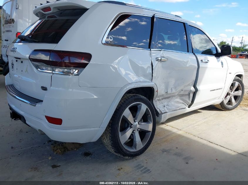 2014 Jeep Grand Cherokee Overland VIN: 1C4RJECT2EC329957 Lot: 43362113